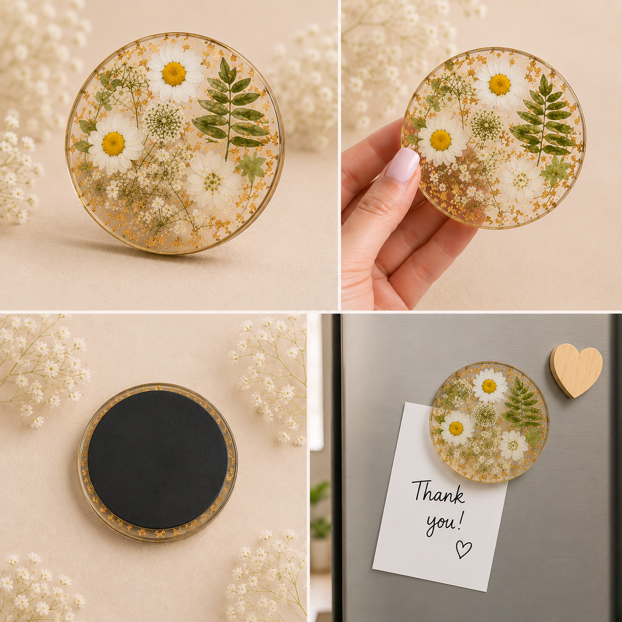 Botanical Resin Magnets – Signature Collection